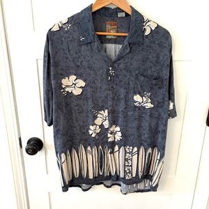 Pineapple Connection Vintage Hawaiian Shirt. Size Large.